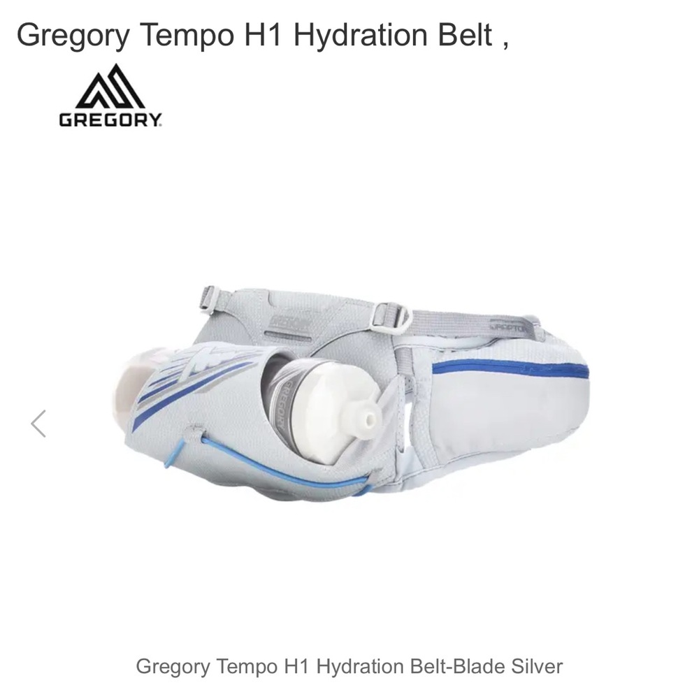 Gregory Tempo H1 Hydration Belt Waist Pack Hydration Water Bottle Holder OS